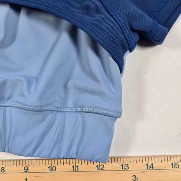 Bo+Tee Crop‎ Top Cut Out Workout Bra Shirt Sz XL? Yoga Pilates Running Athletic - Picture 3 of 4